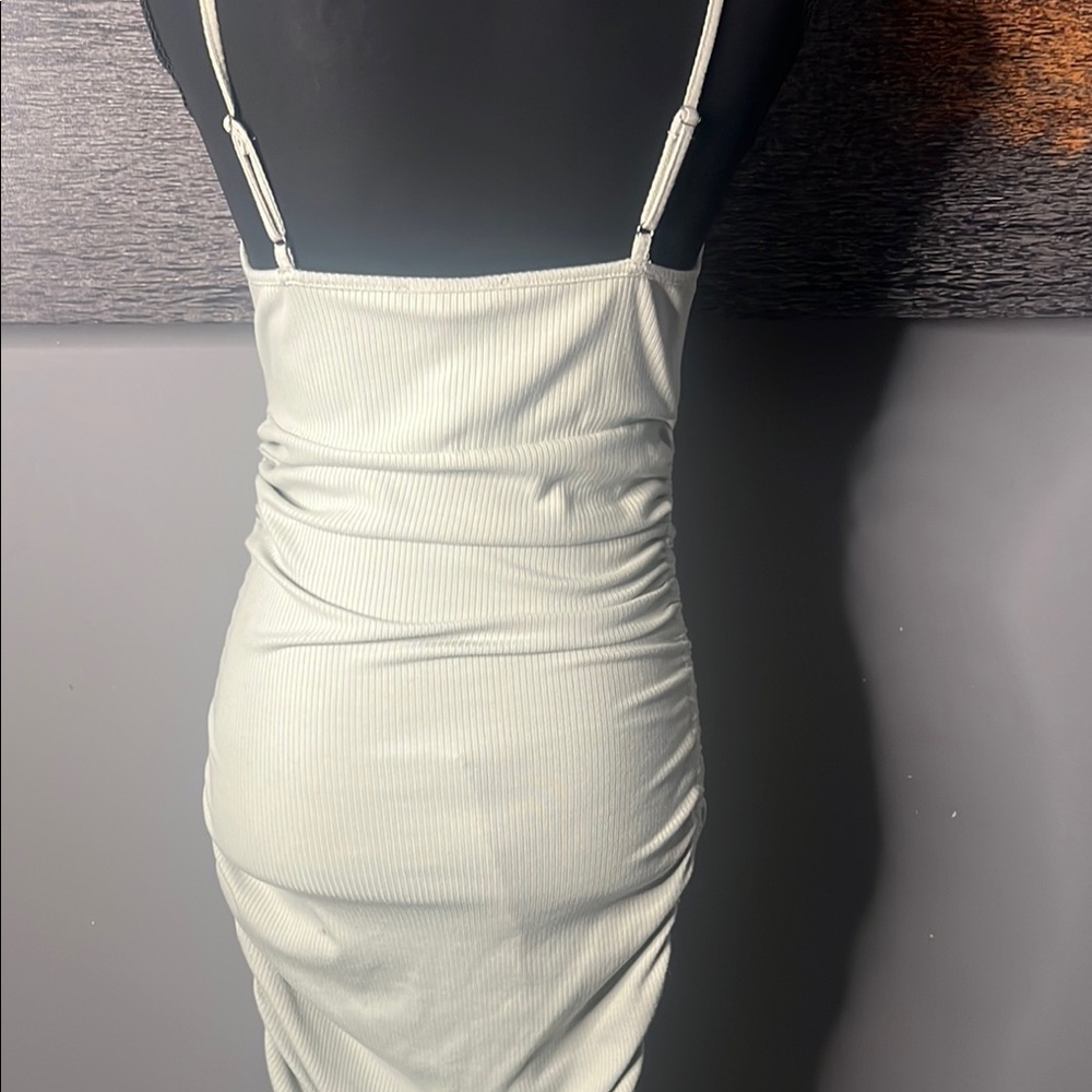 Forever 21 White Bodycon Mini Dress Spaghetti Strap - Picture 5 of 5